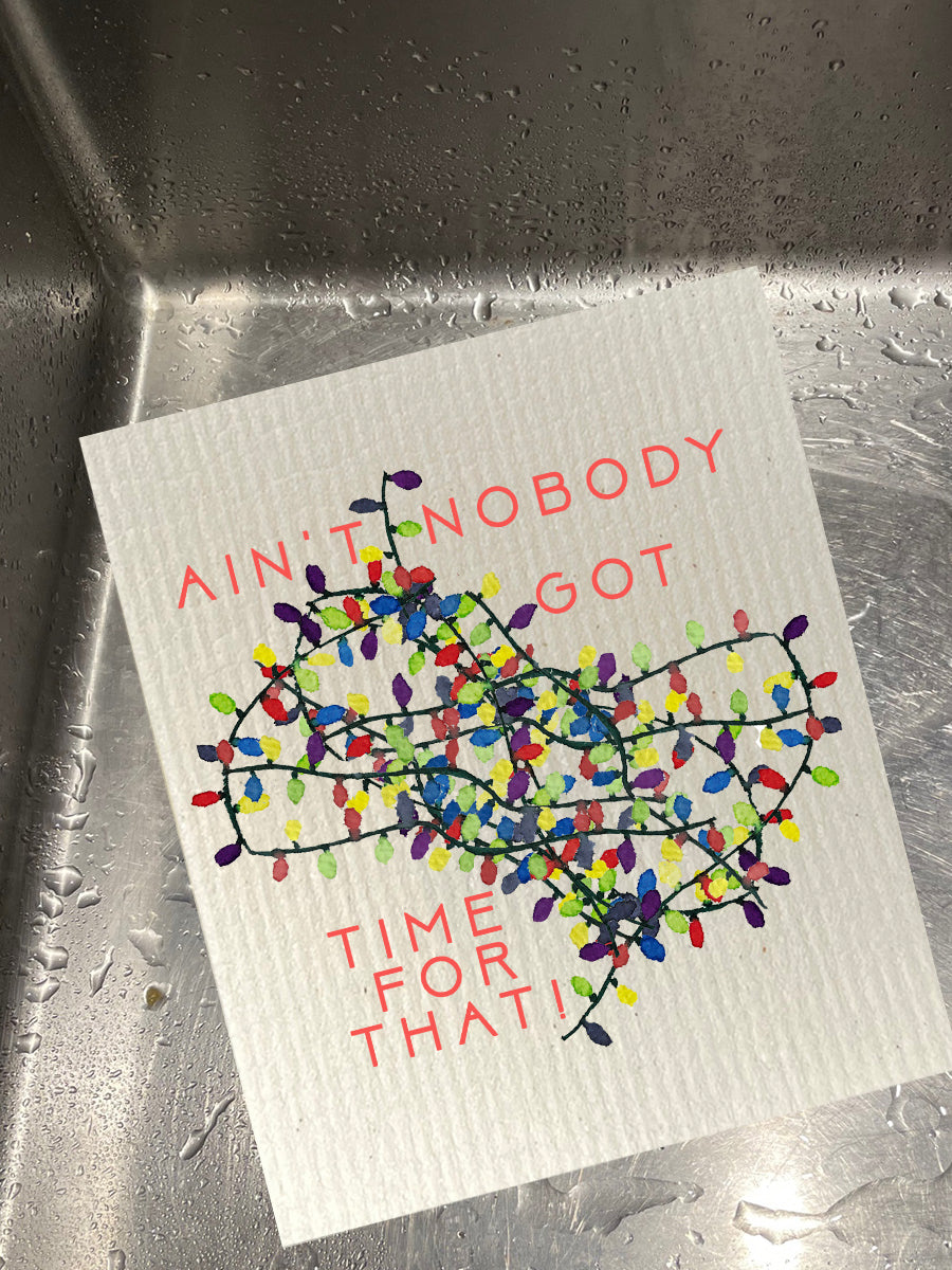 Nobody Got Time For That Dishcloth Set