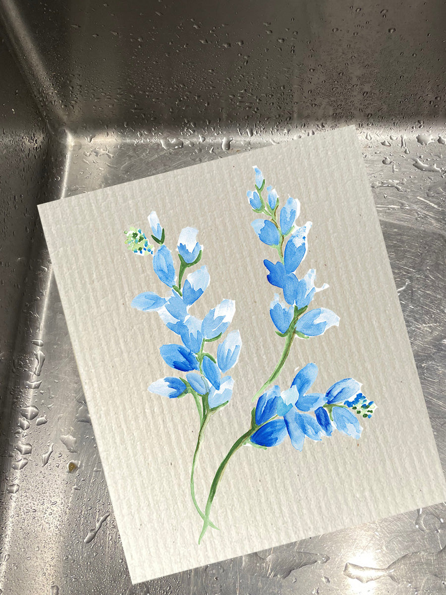 Bluebonnets Dishcloth Set