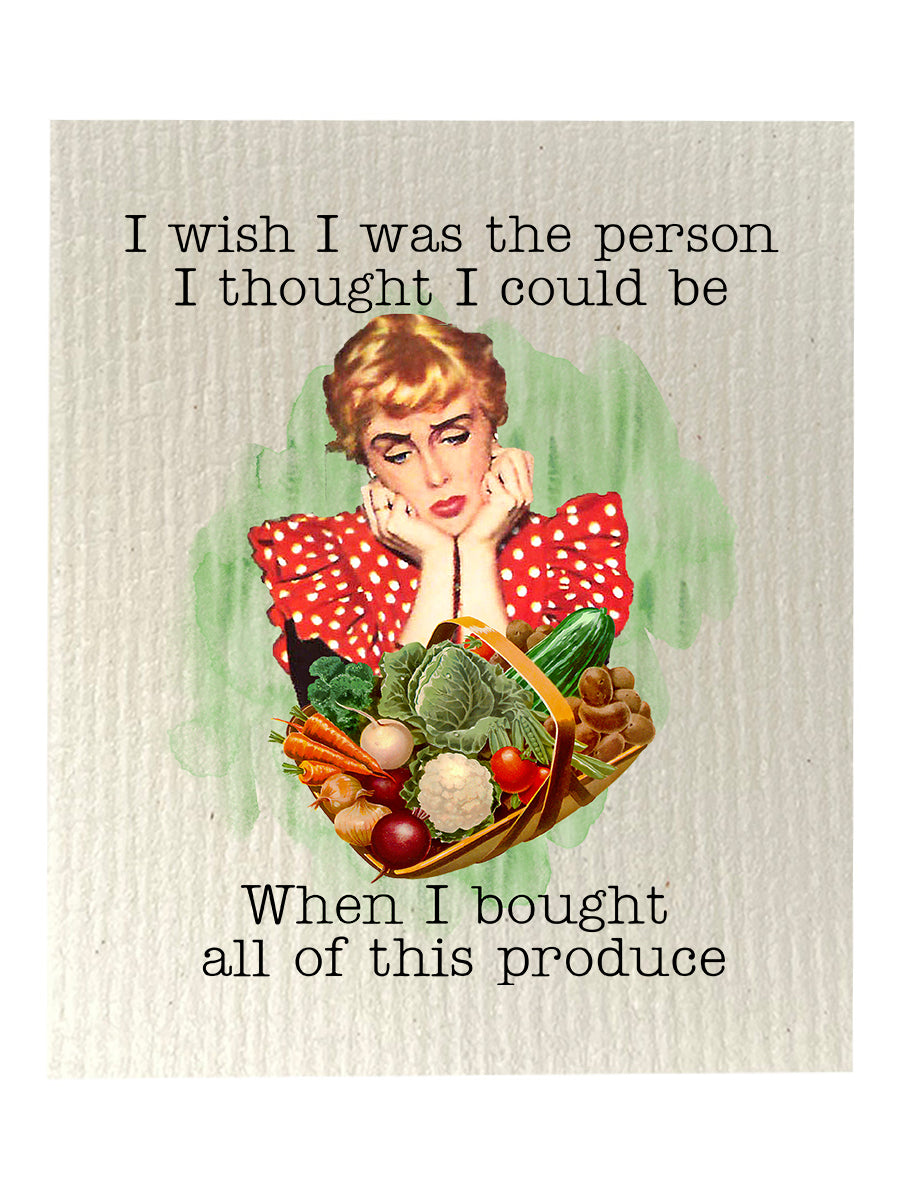 Produce Person Dishcloth Set