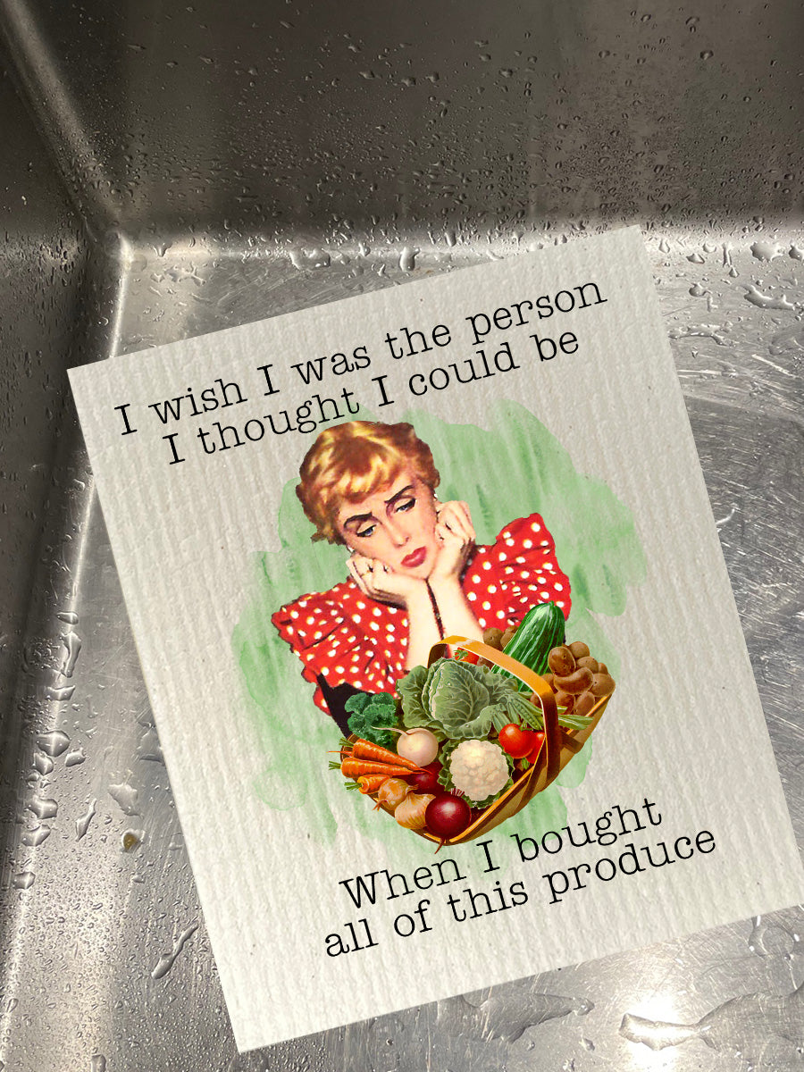 Produce Person Dishcloth Set