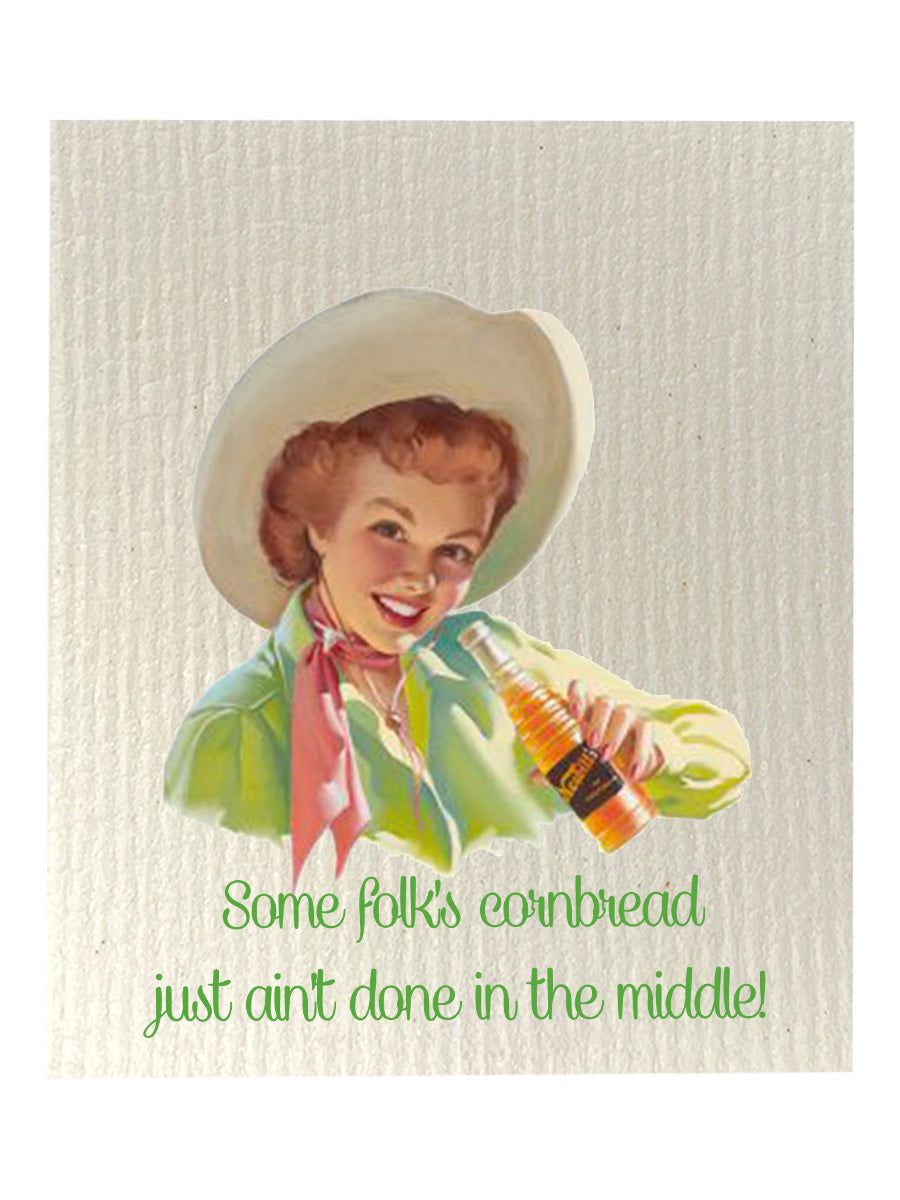 Cornbread Ain't Done Dishcloth Set