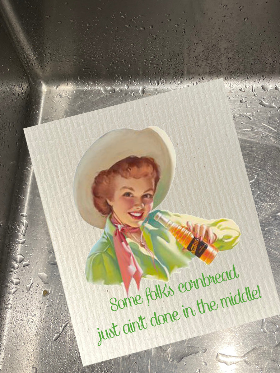 Cornbread Ain't Done Dishcloth Set