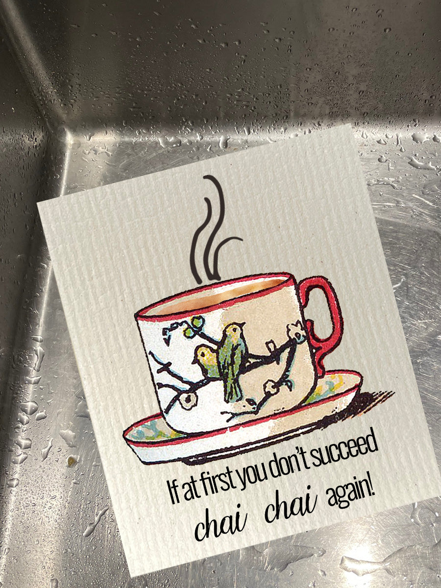 Chai Chai Again Dishcloth Set