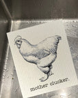 Mother Clucker -  Bio-degradable Cellulose Dishcloth Set of 2