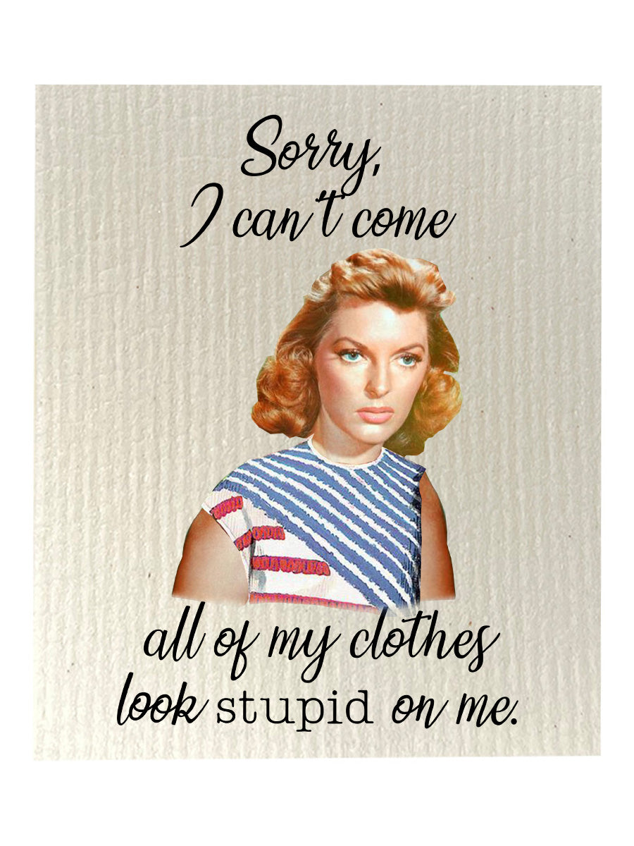 Clothes Look Stupid Dishcloth Set