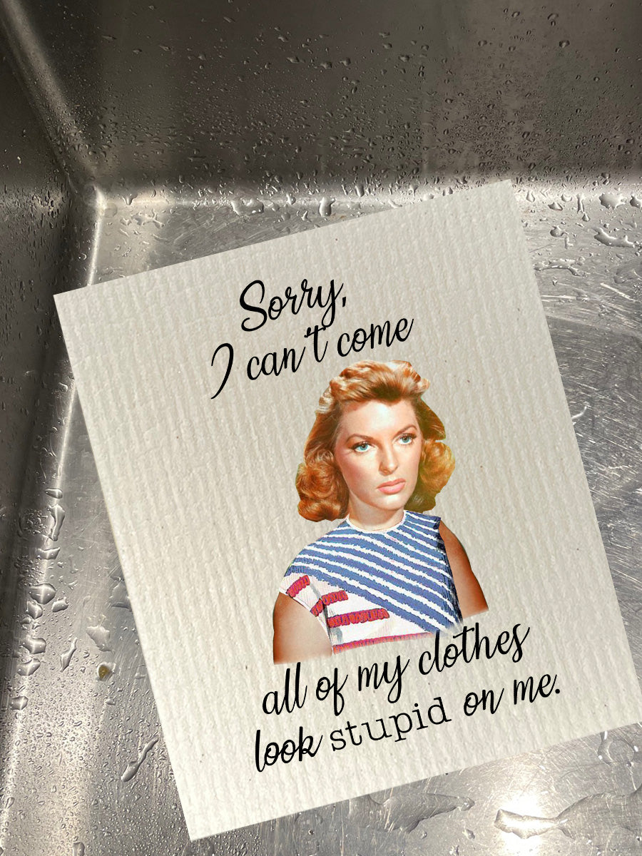 Clothes Look Stupid Dishcloth Set