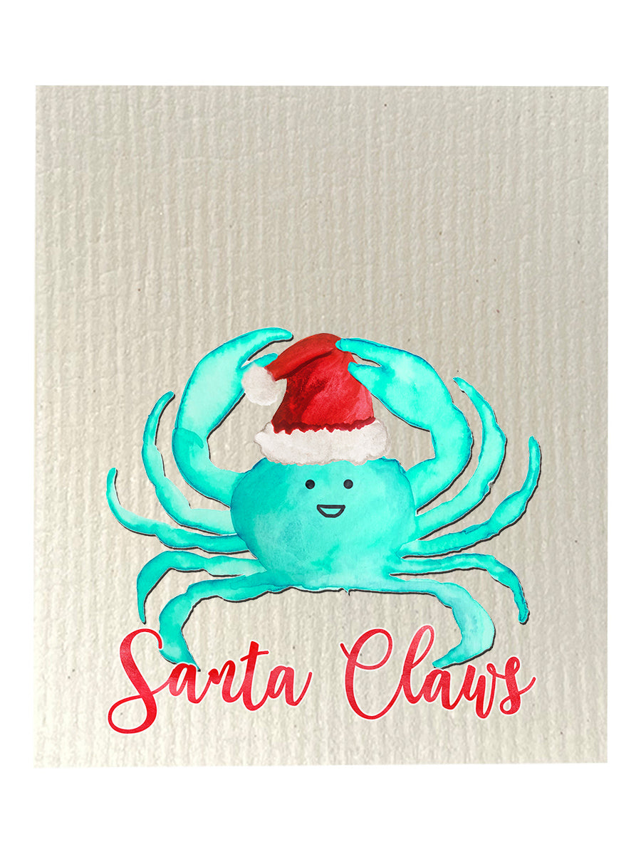 Santa Claws Dishcloth Set