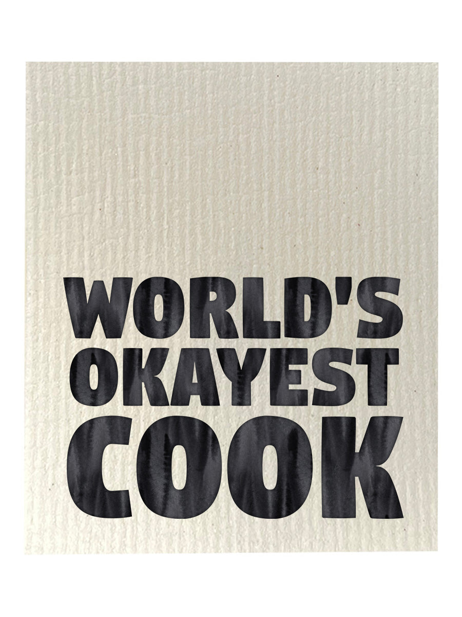 World's Okayest Cook Dishcloth Set