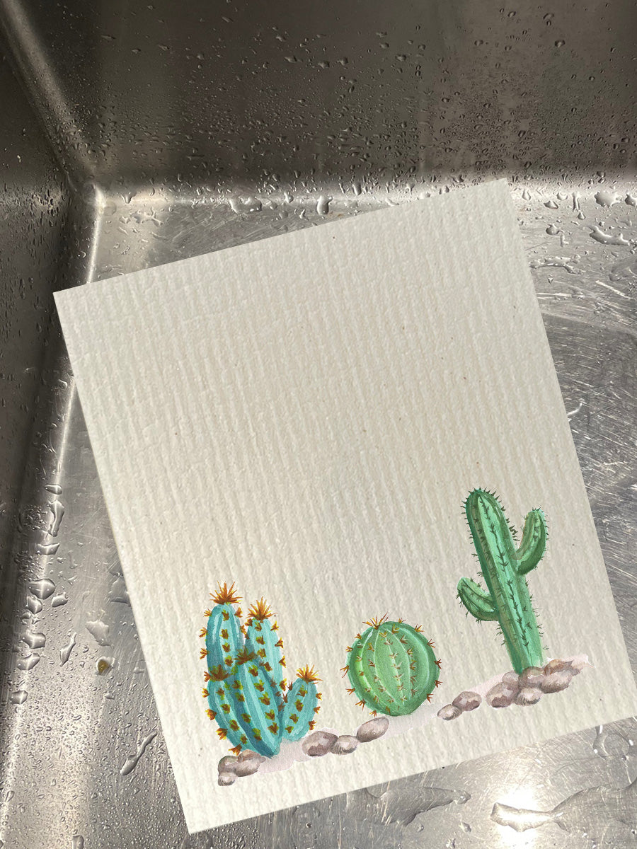 Cacti Trio Dishcloth Set