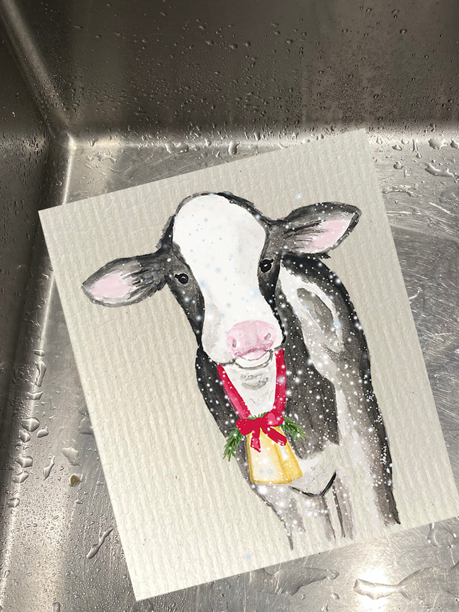 Cow Belle Dishcloth Set