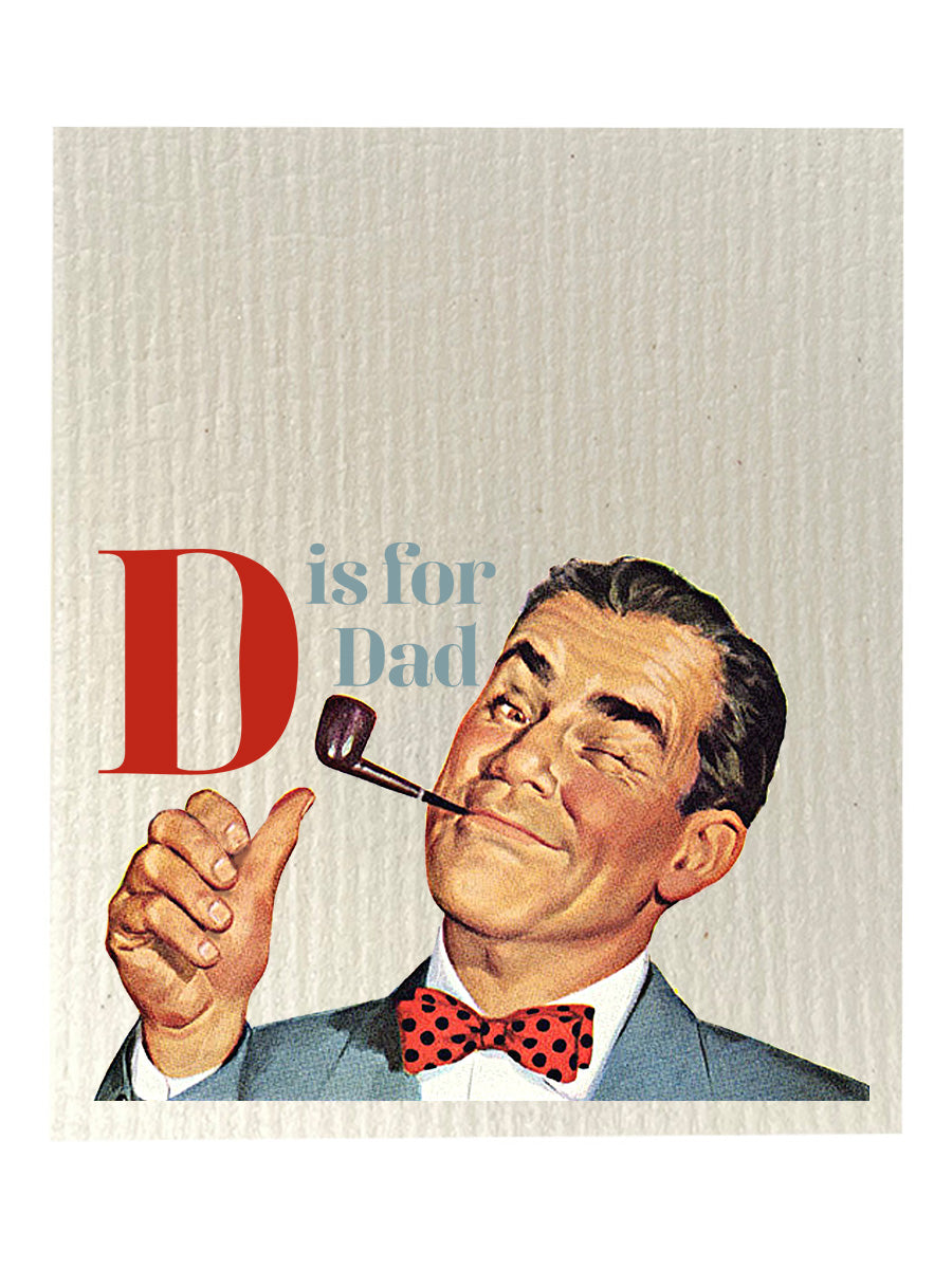 D is For Dad Dishcloth Set