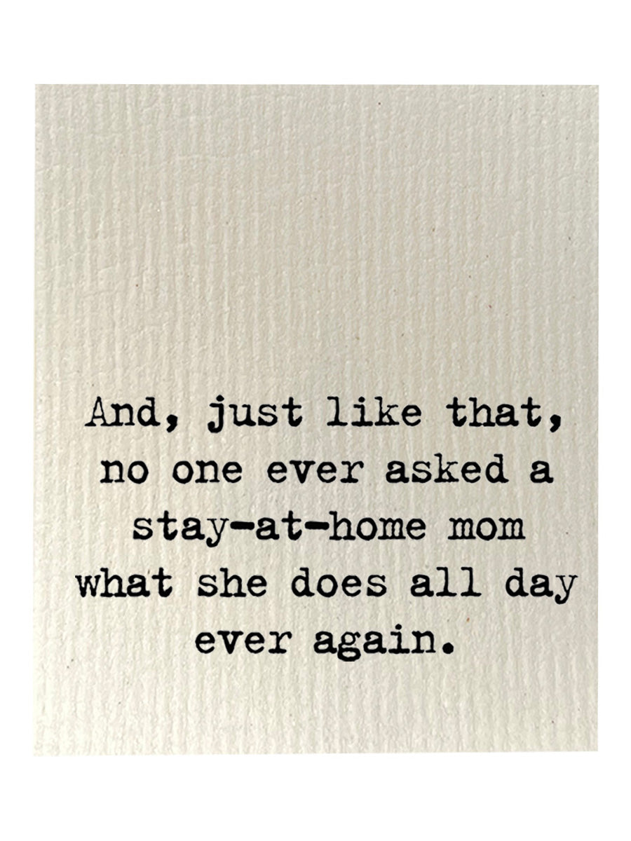 Stay At Home Mom Dishcloth Set