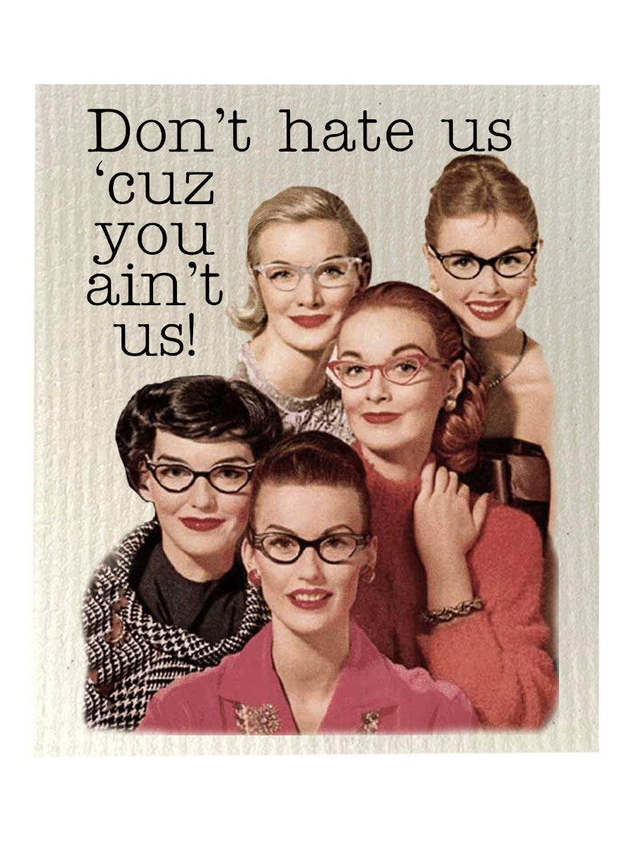 Don't Hate Us Dishcloth Set