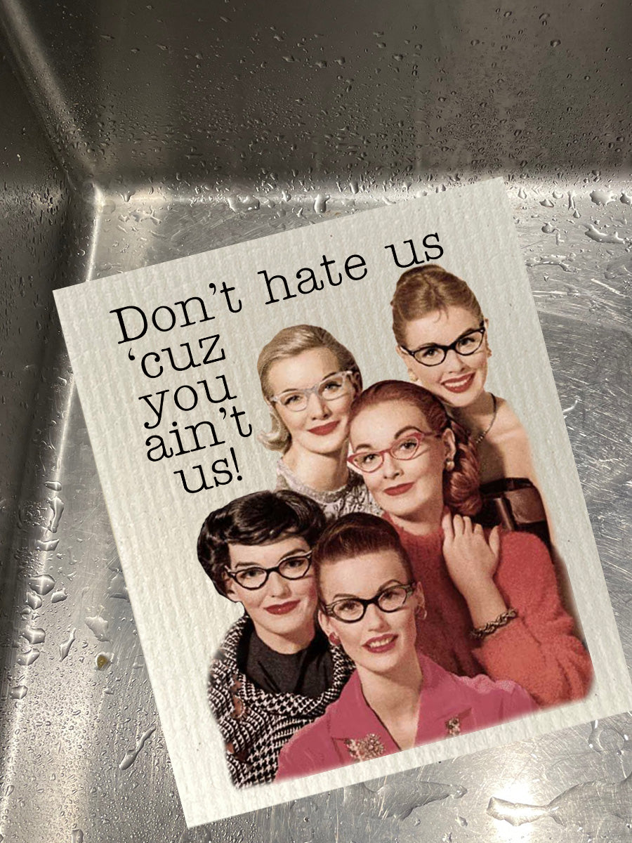 Don't Hate Us Dishcloth Set