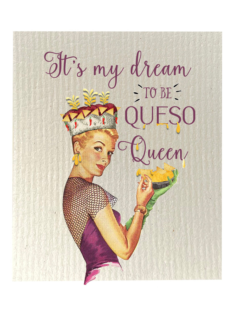 Queso Queen Dishcloth Set
