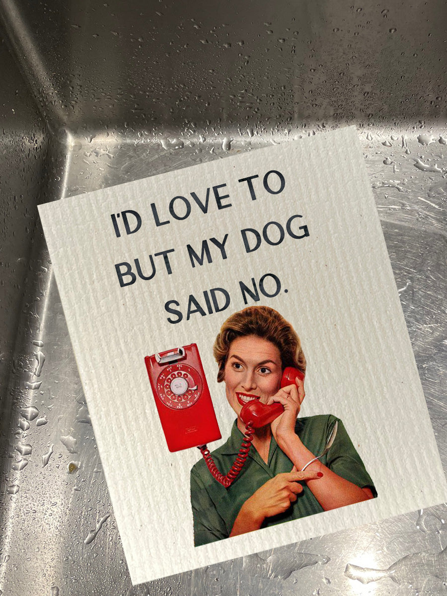 Dog Said No Dishcloth Set
