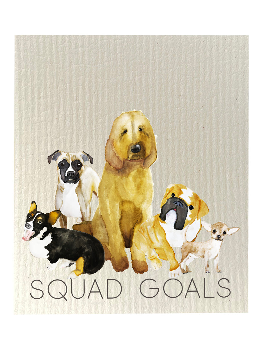 Dog Squad Goals Dishcloth Set
