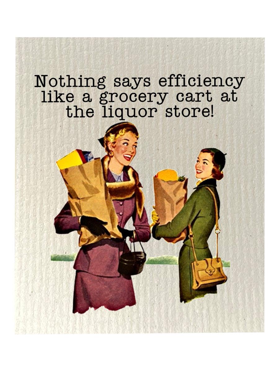 Liquor Store Efficiency Dishcloth Set