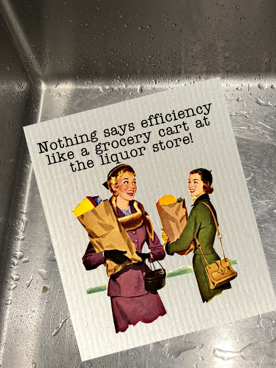 Liquor Store Efficiency Dishcloth Set