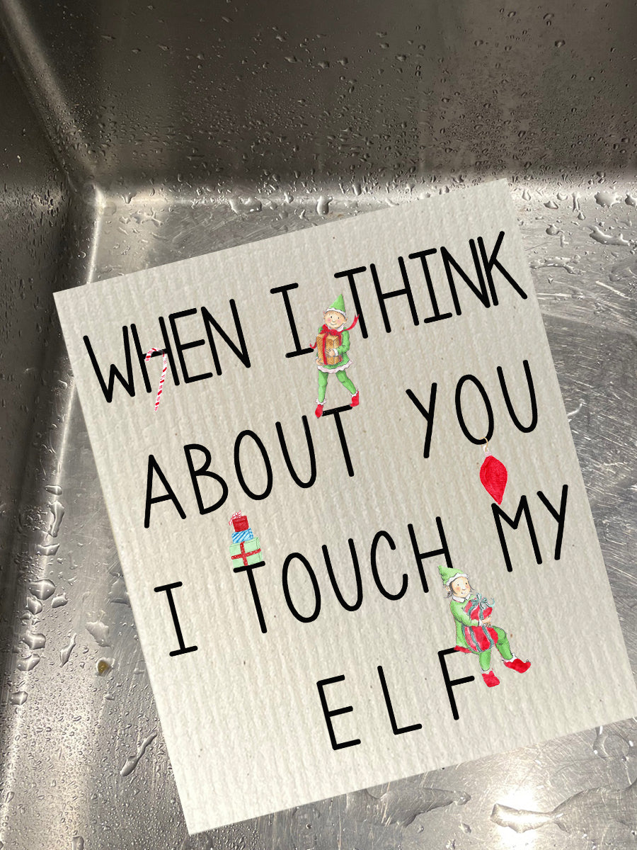 Touch My Elf Dishcloth Set