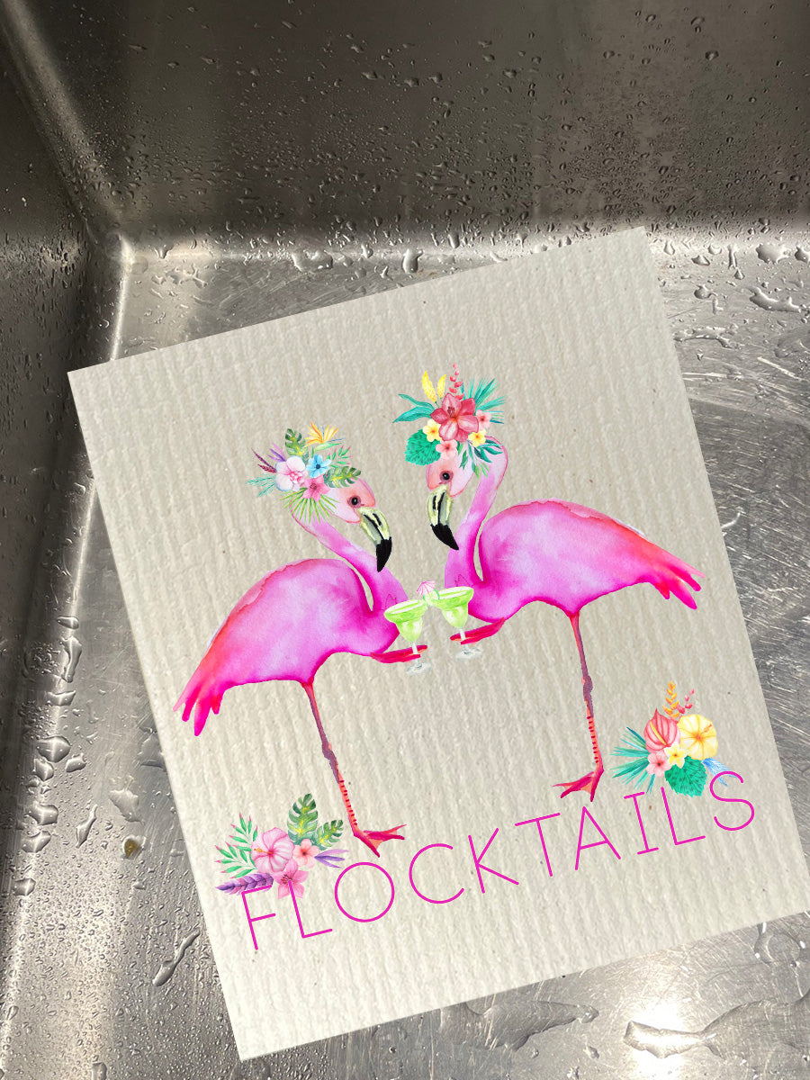 Flocktails Dishcloth Set