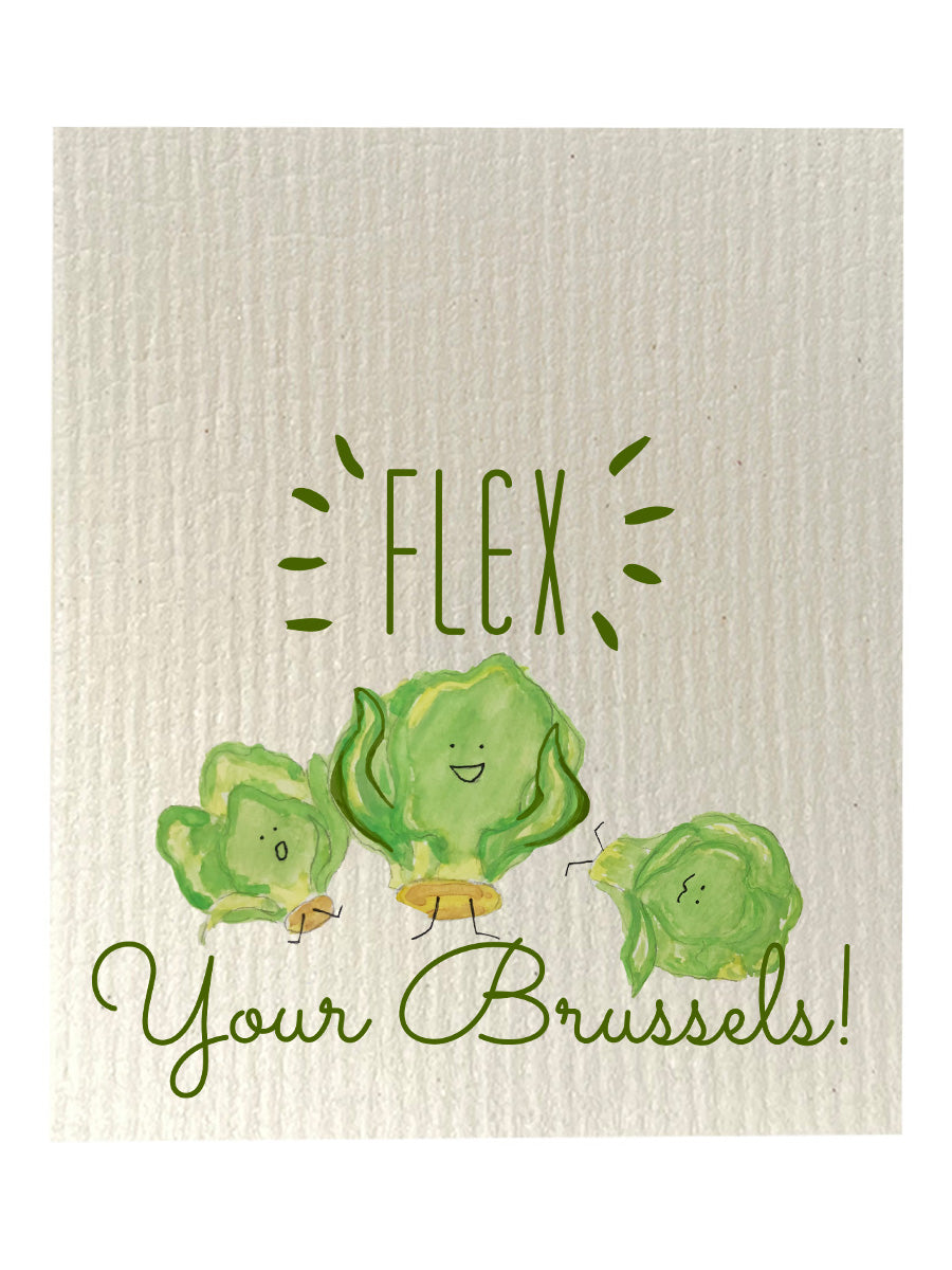 Flex Your Brussels Dishcloth Set
