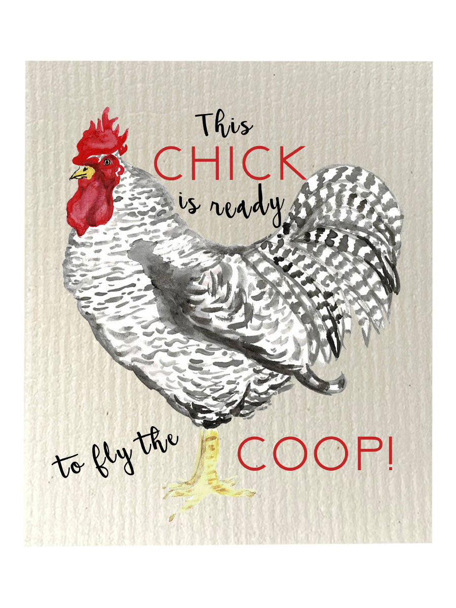 Fly The Coop Dishcloth Set