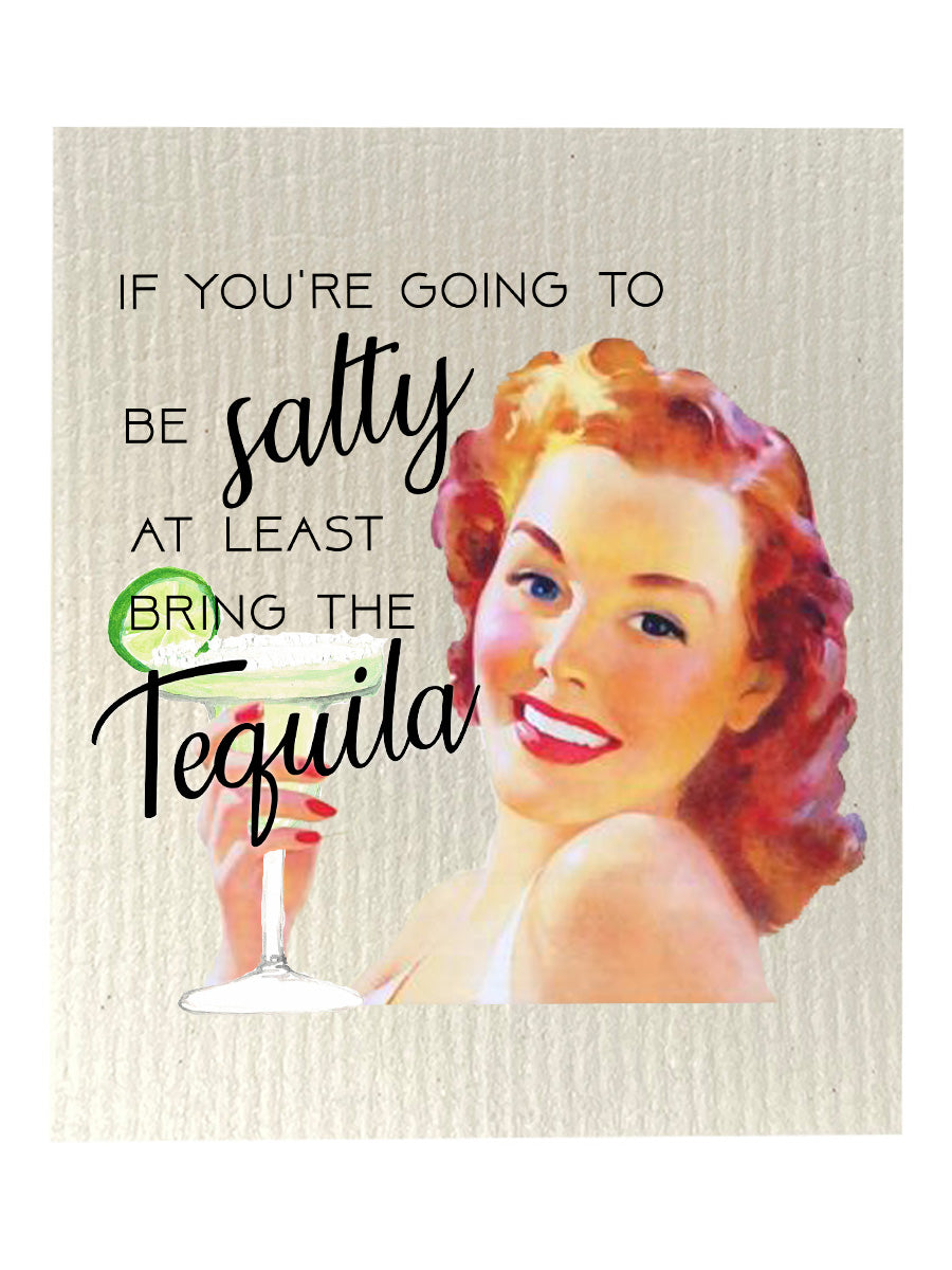 Going To Be Salty Bio-degradable Cellulose Dishcloth Set of 2