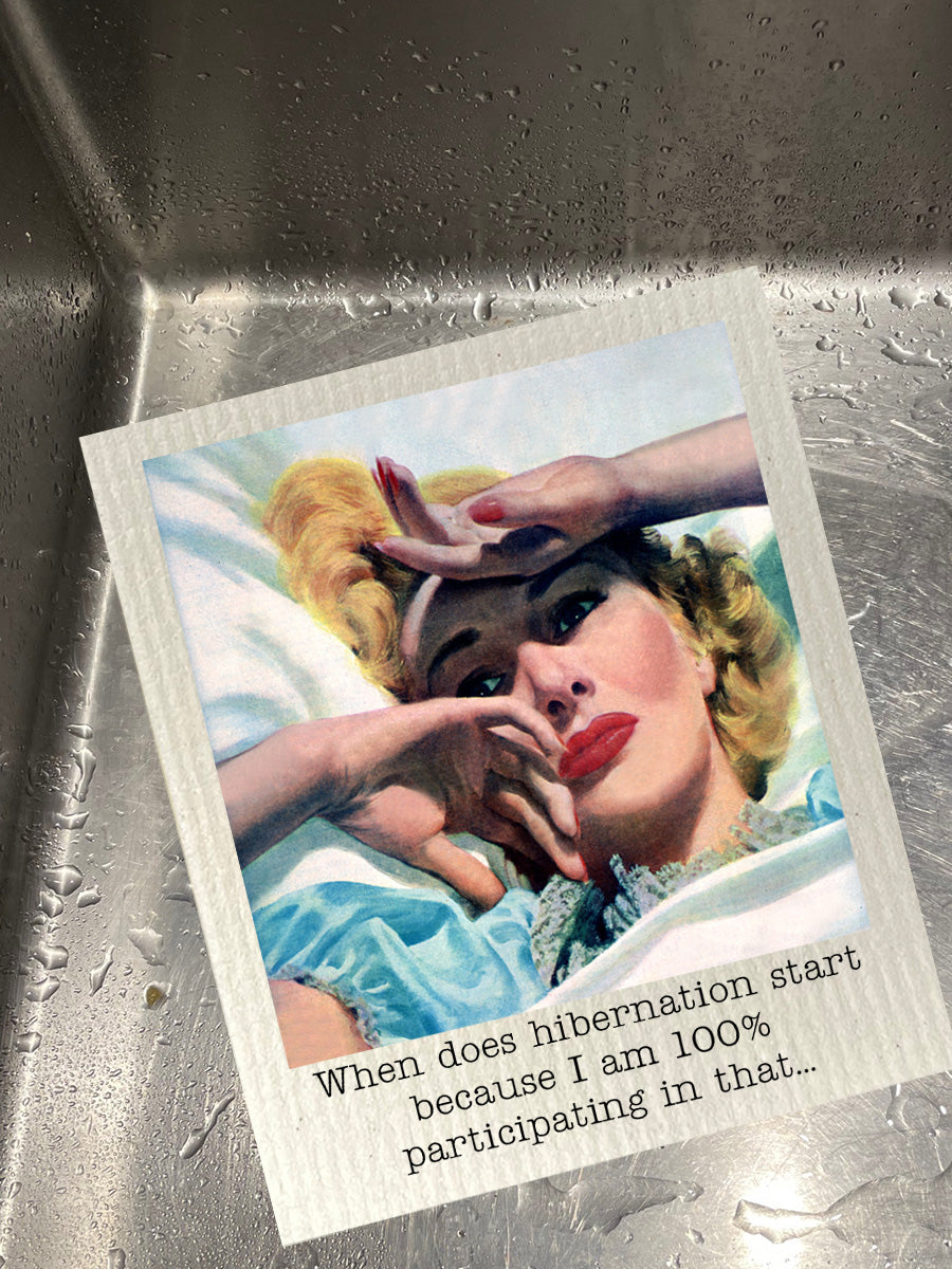 Hibernation Bio-degradable Cellulose Dishcloth Set of 2