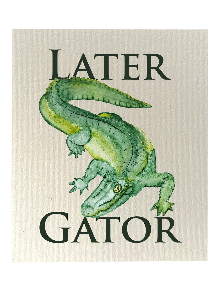 Later Gator Bio-degradable Cellulose Dishcloth Set of 2
