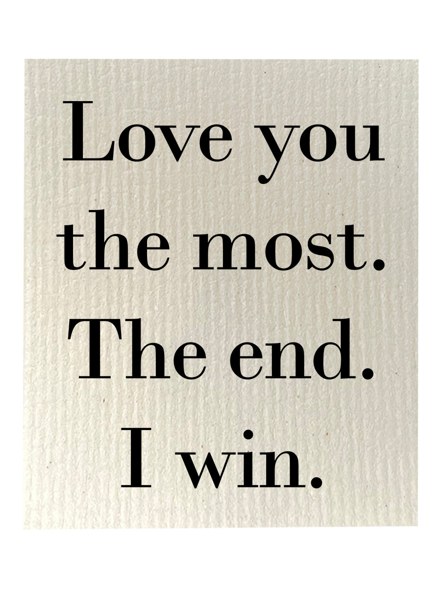 Love You The Most Dishcloth Set