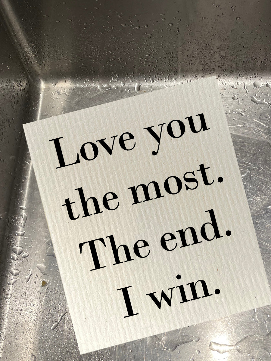 Love You The Most Dishcloth Set