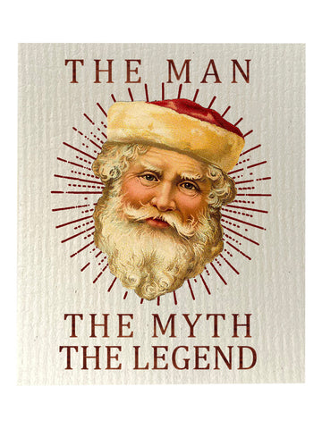 Man, Myth, Legend -  Bio-degradable Cellulose Dishcloth Set of 2