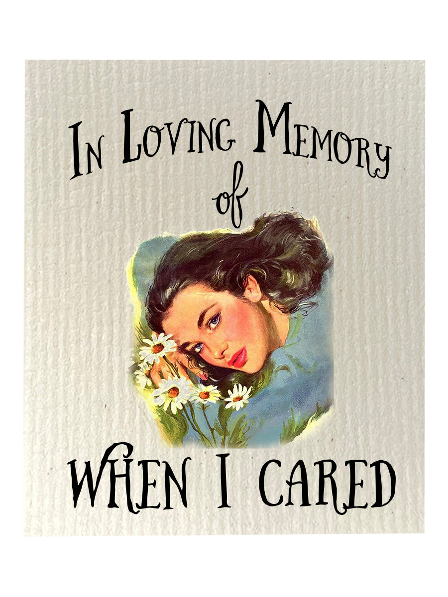 In Loving Memory Bio-degradable Cellulose Dishcloth Set of 2