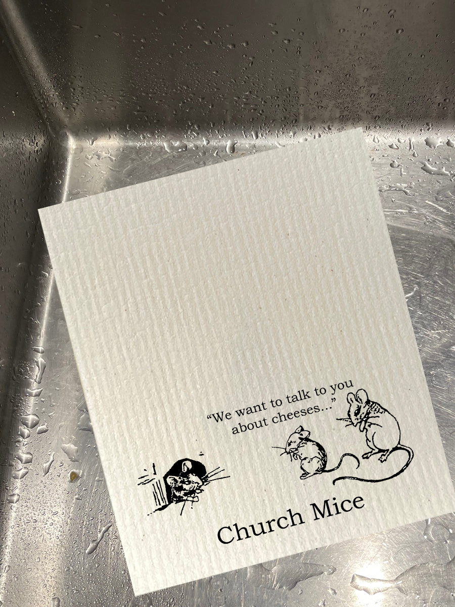 Church Mice Dishcloth Set