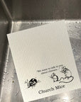 Church Mice -  Bio-degradable Cellulose Dishcloth Set of 2