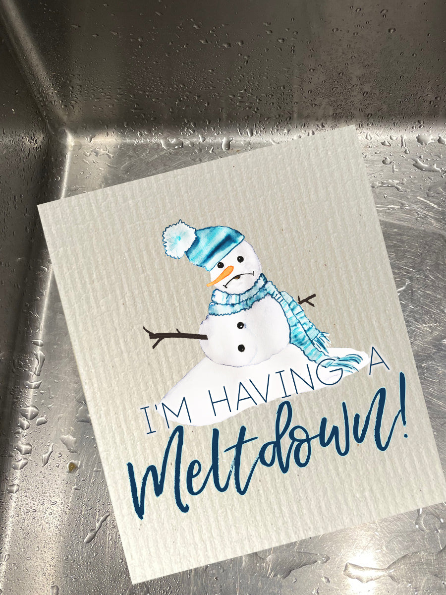 Having a Meltdown Dishcloth Set