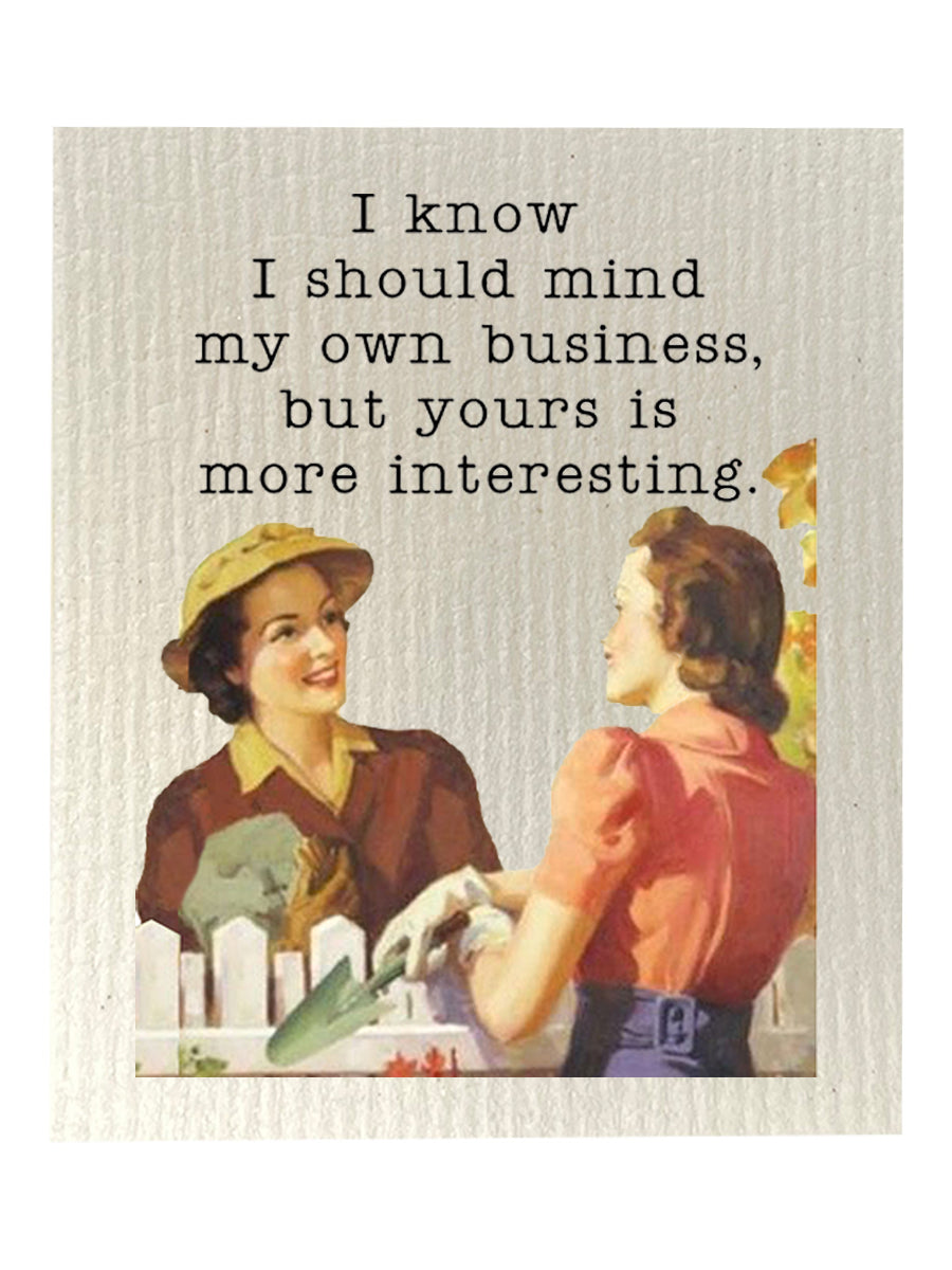 Mind My Business Dishcloth Set