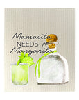 Mamacita Needs A Margarita Bio-degradable Cellulose Dishcloth Set of 2