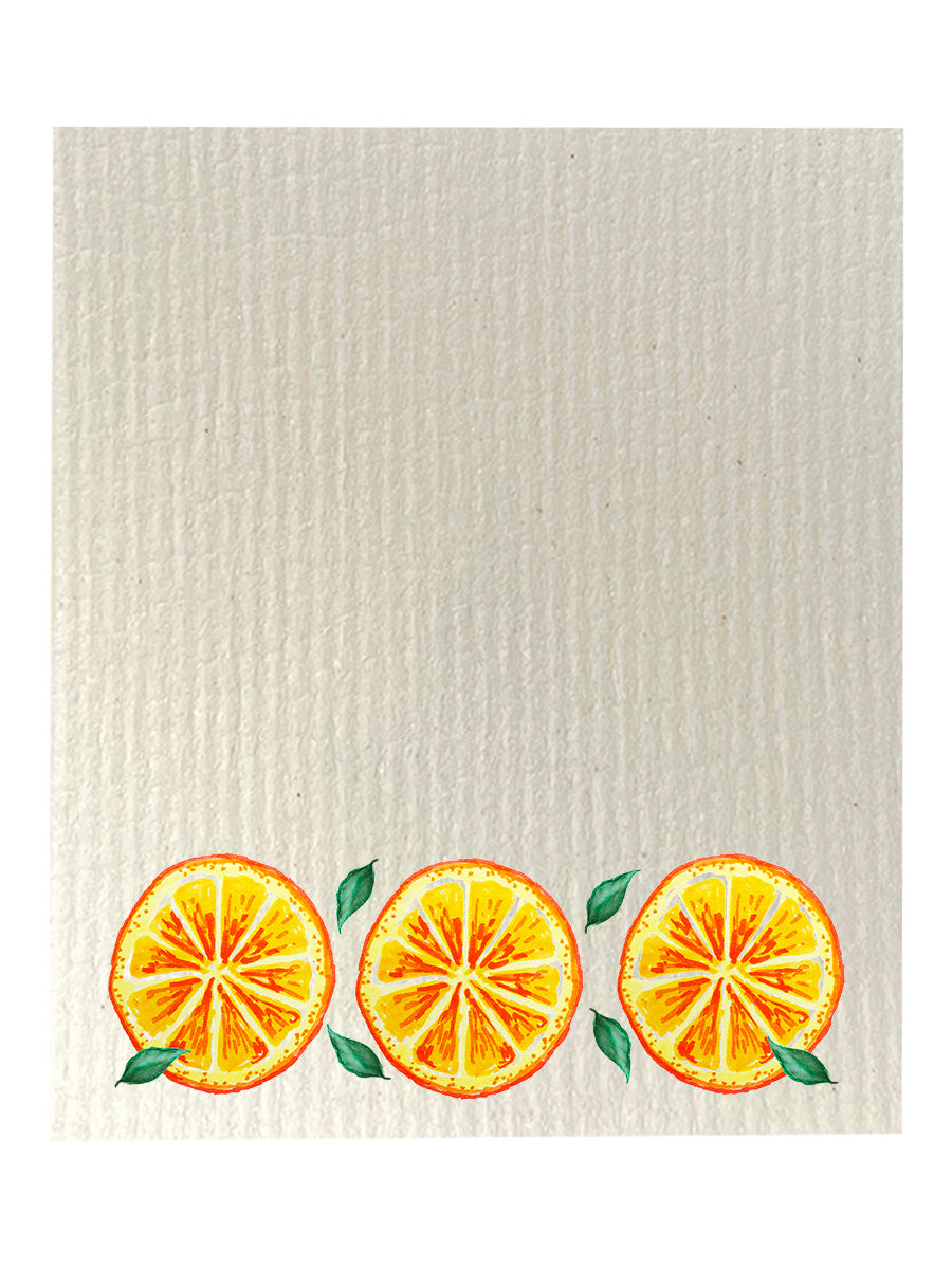 Orange Slices Dishcloth Set