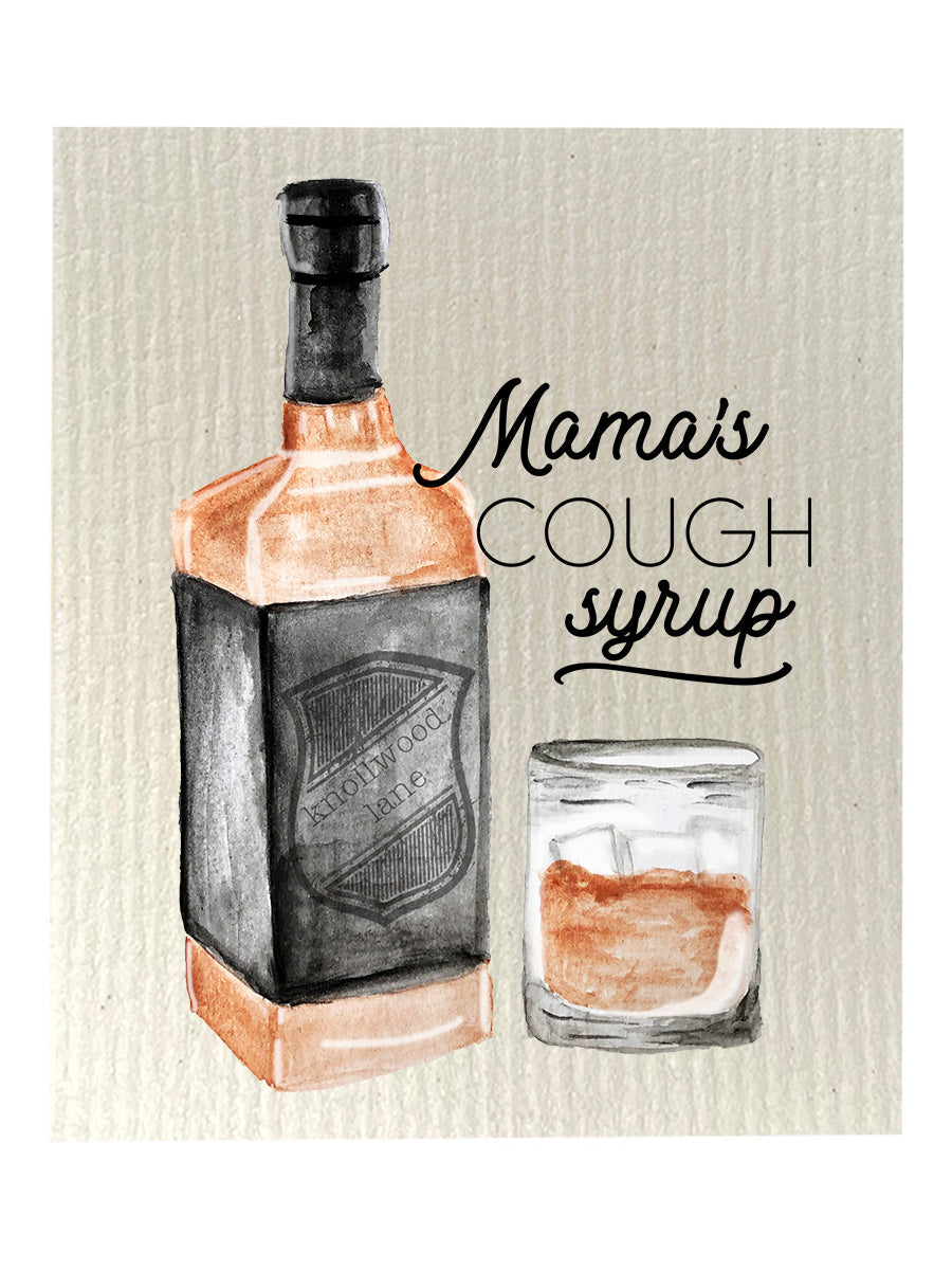 Mama's Cough Syrup Dishcloth Set