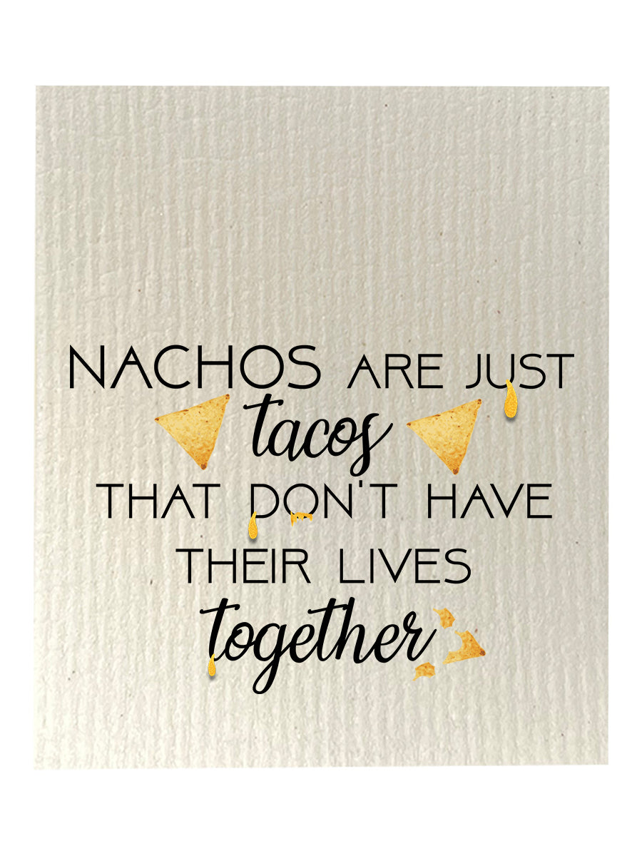 Nachos Are Just Tacos Dishcloth Set