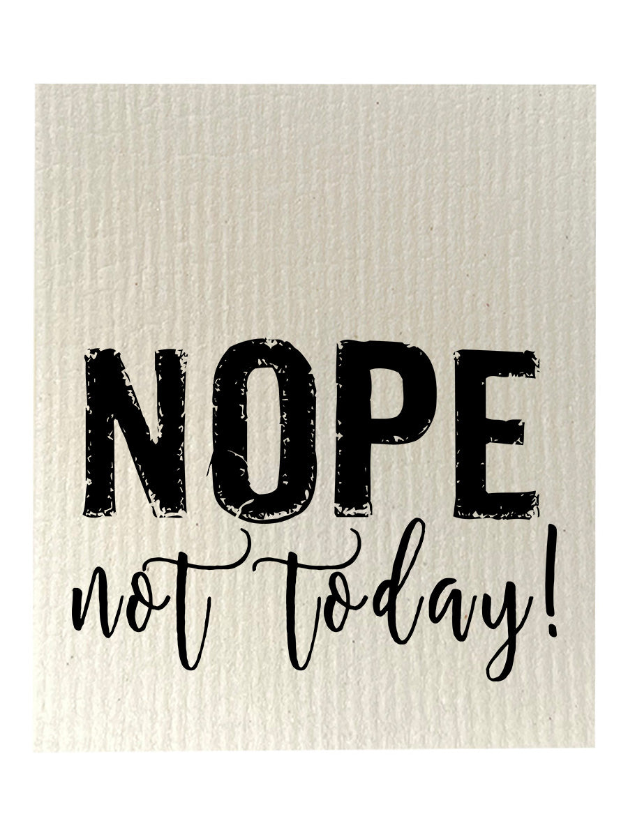 Nope Not Today Dishcloth Set