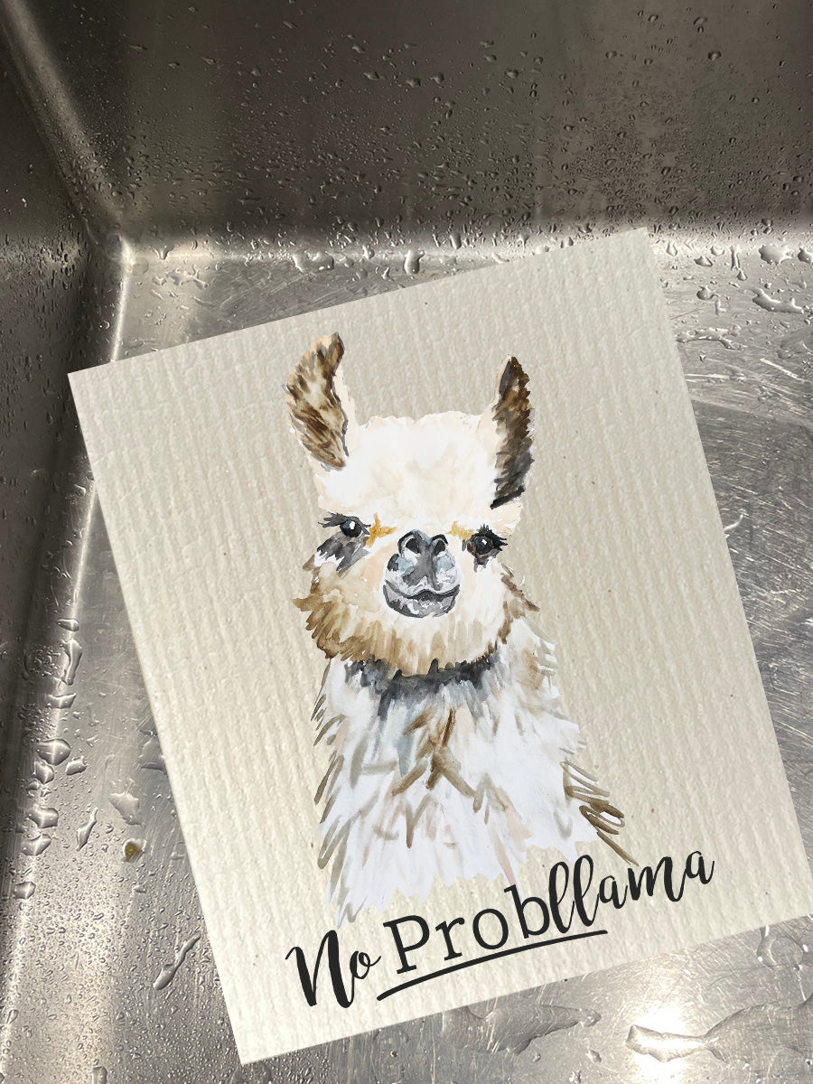 No ProblLama Dishcloth Set