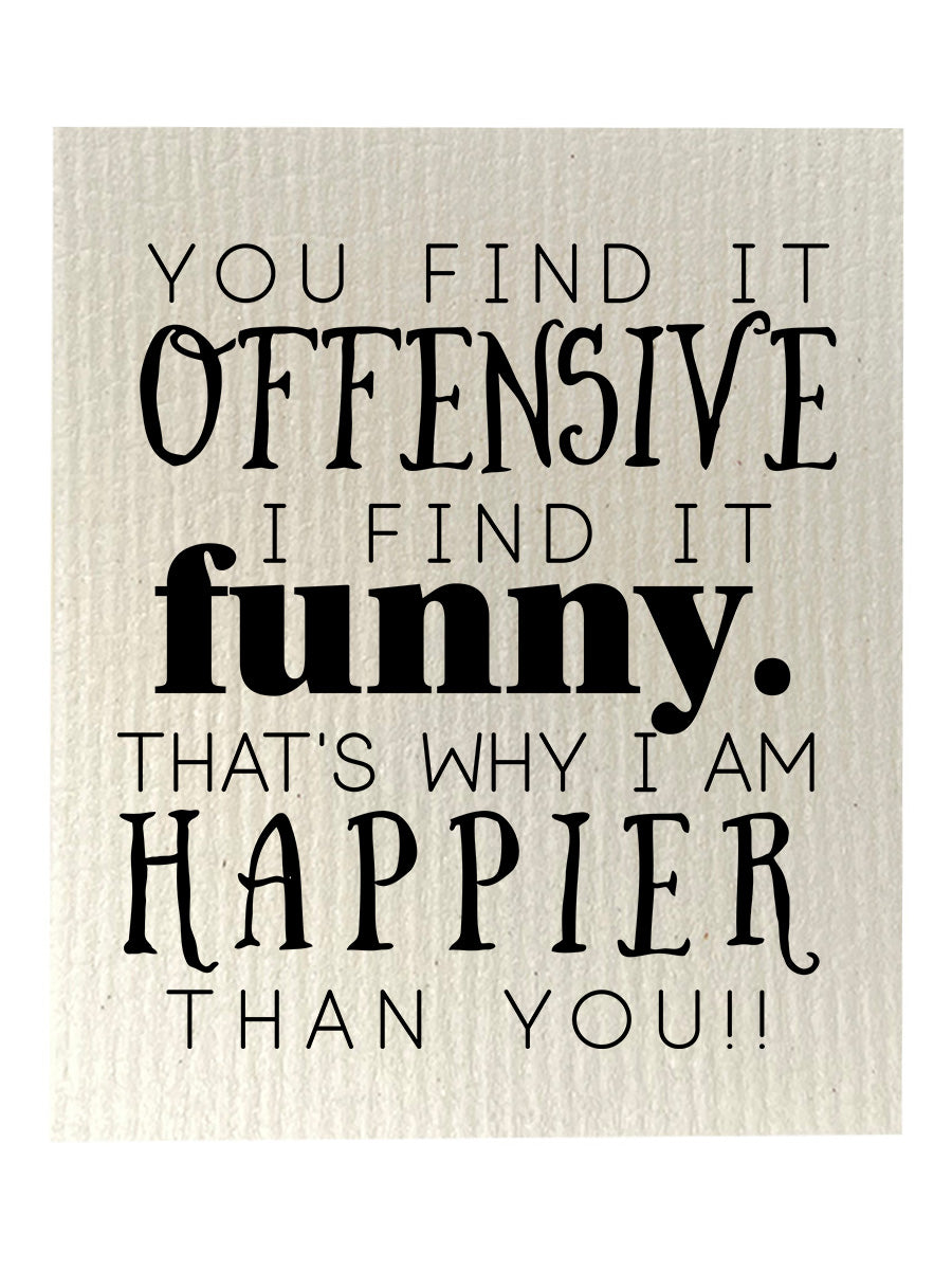 Offensive Funny Dishcloth Set