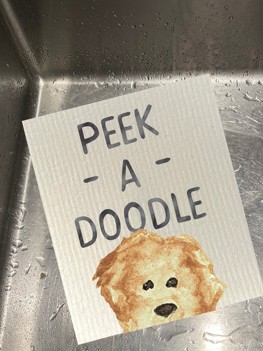 Peek-a-Doodle Dishcloth Set
