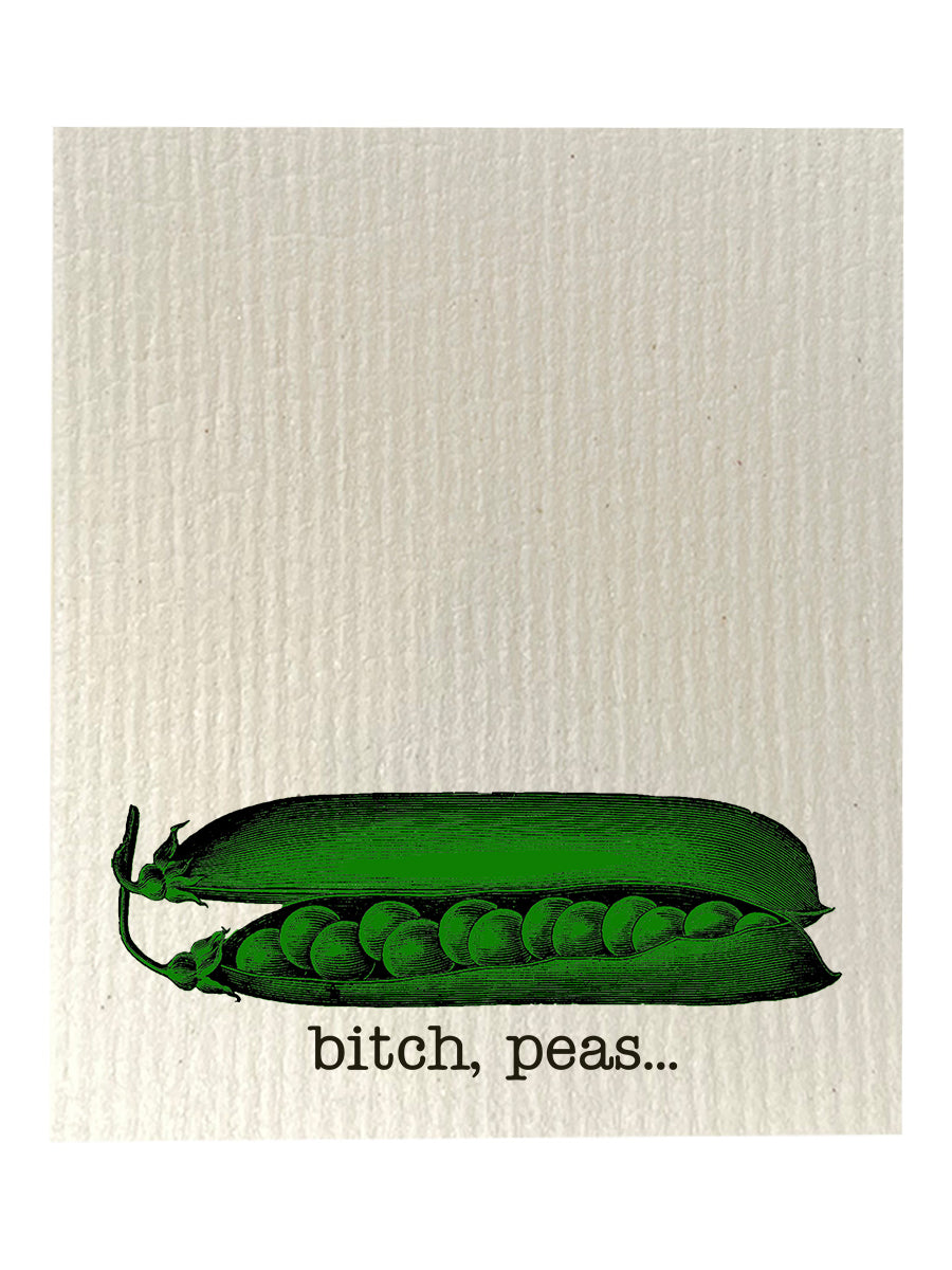 Bitch, Peas Dishcloth Set