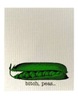 Bitch, Peas Bio-degradable Cellulose Dishcloth Set of 2