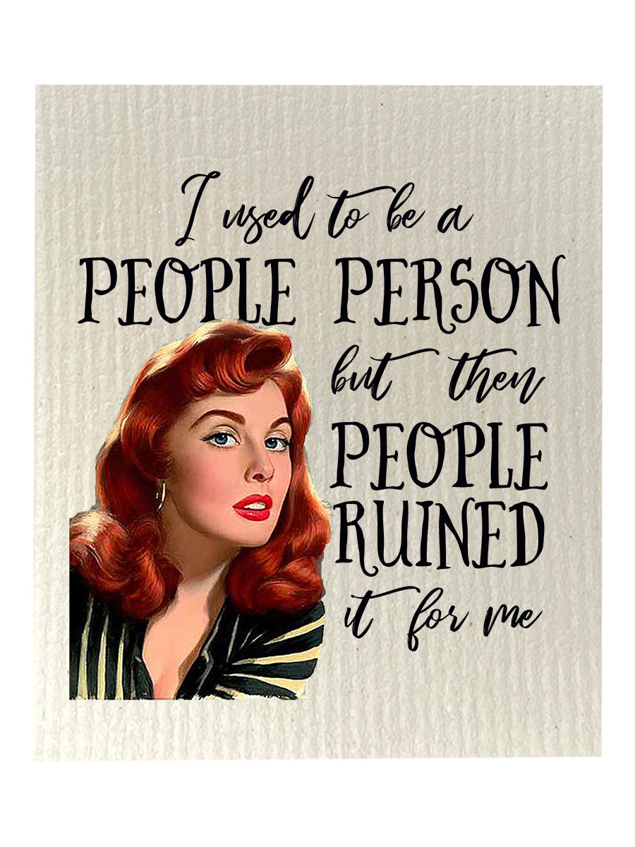 People Person Dishcloth Set