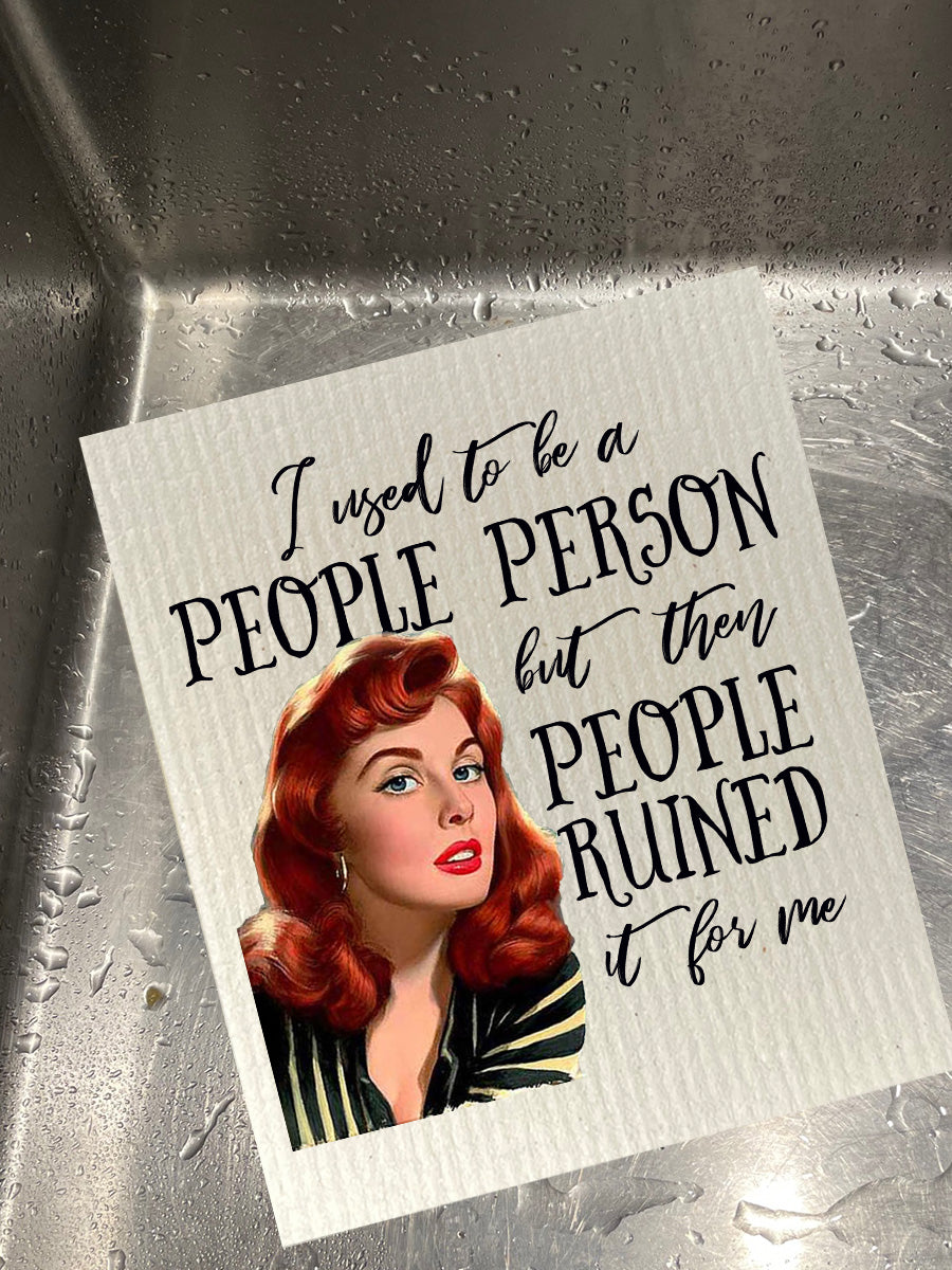 People Person Dishcloth Set